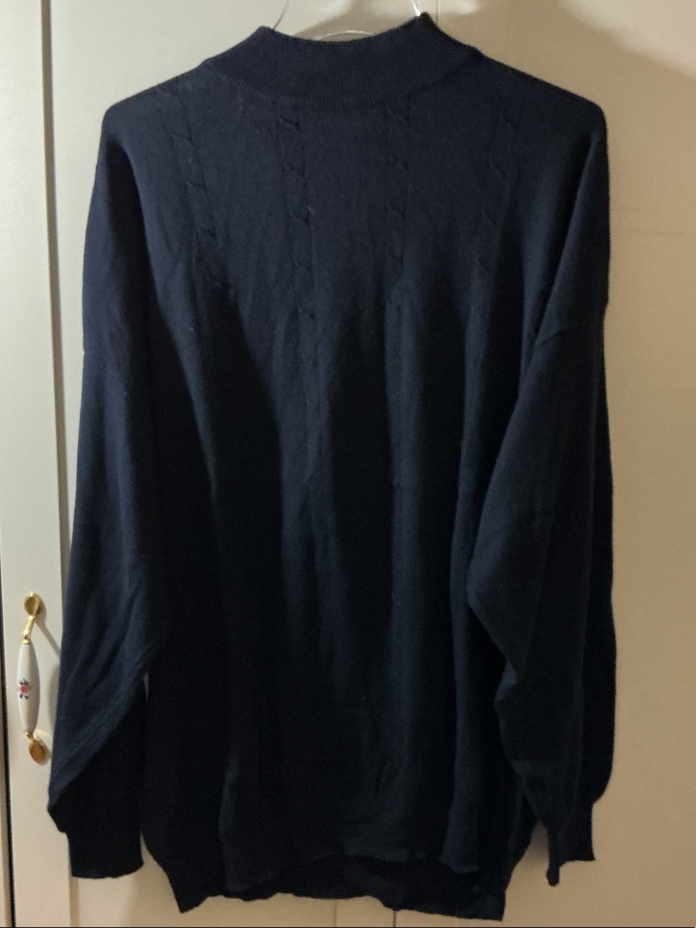 Raffi Men's Dark Navy Crewneck Sweater